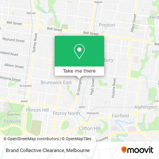 Brand Collective Clearance map