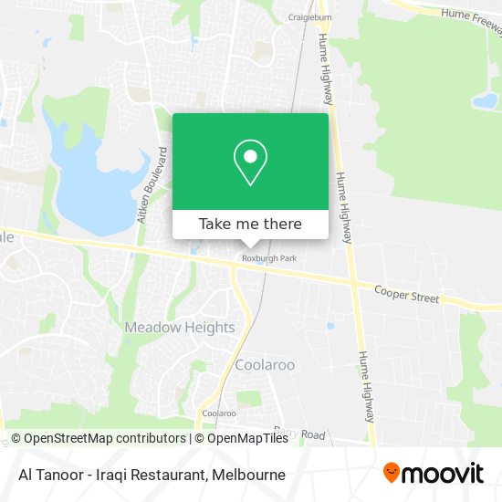 Al Tanoor - Iraqi Restaurant map