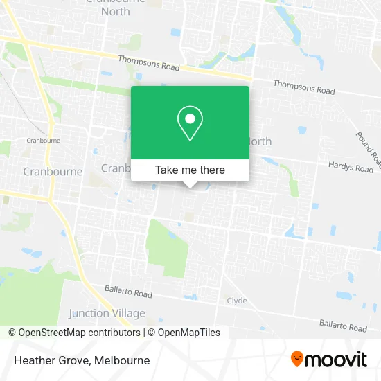 Heather Grove map