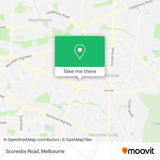 Scoresby Road map