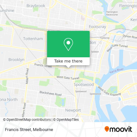 Francis Street map