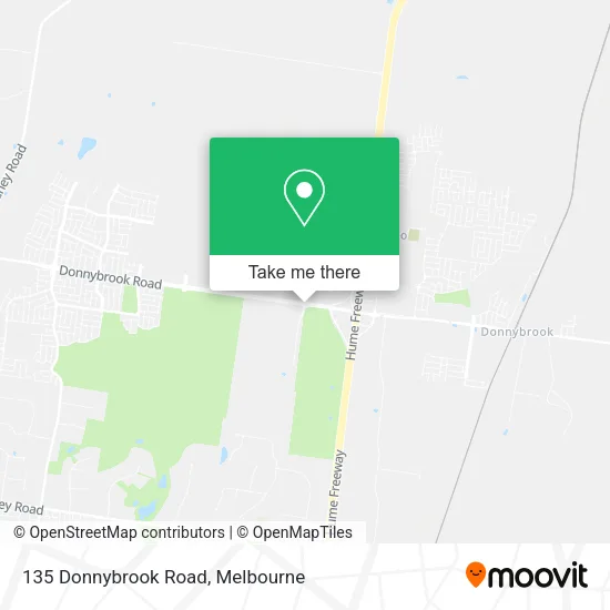 135 Donnybrook Road map