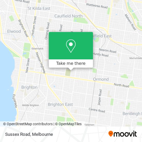 Sussex Road map