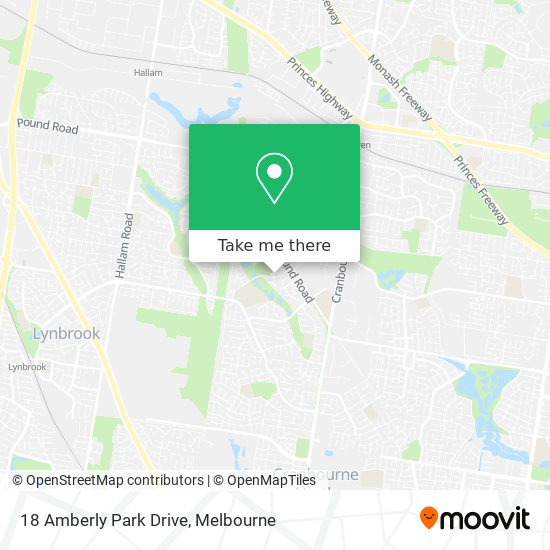 18 Amberly Park Drive map