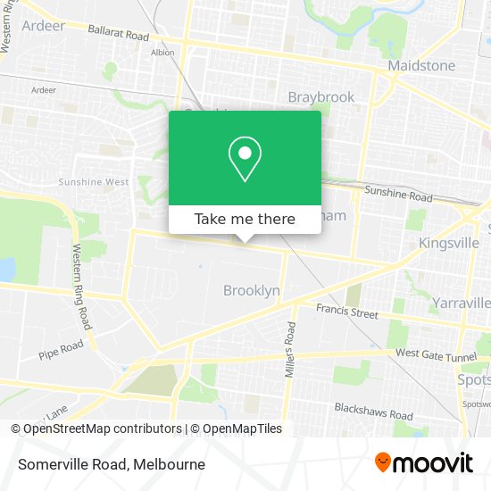 Somerville Road map