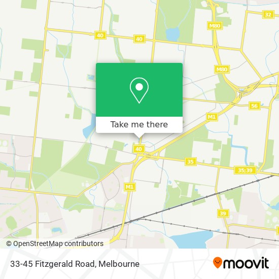 Mapa 33-45 Fitzgerald Road