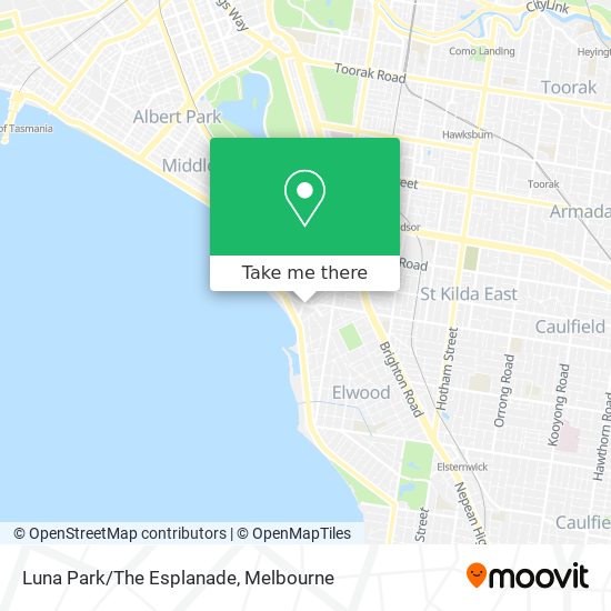 Luna Park/The Esplanade map