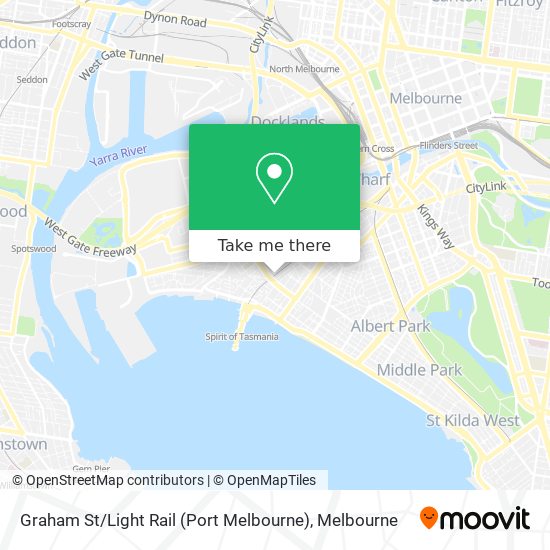 Graham St / Light Rail (Port Melbourne) map