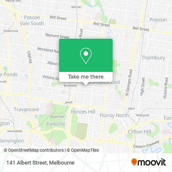 141 Albert Street map