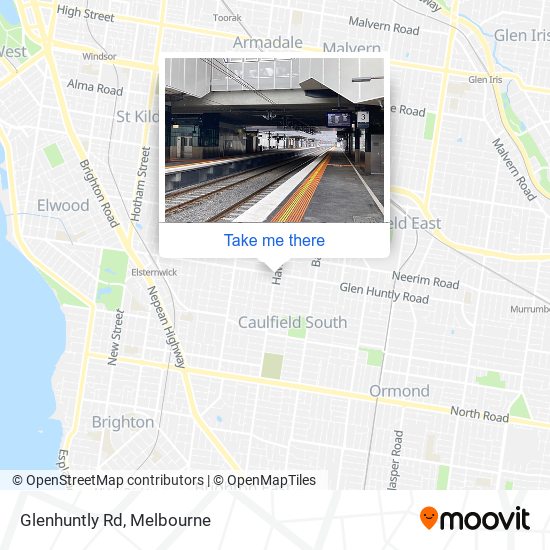 Glenhuntly Rd map