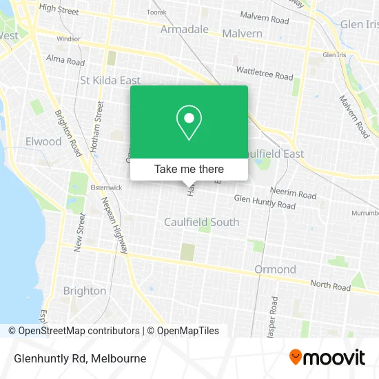 Glenhuntly Rd map