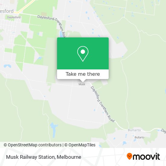 Musk Railway Station map