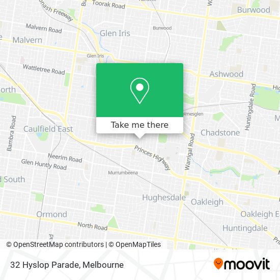 32 Hyslop Parade map