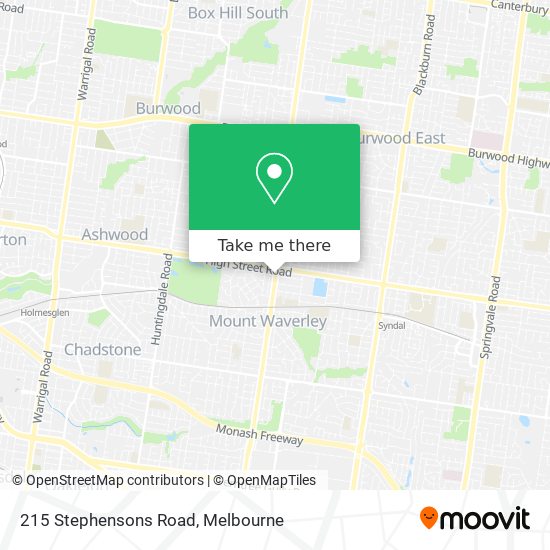 215 Stephensons Road map