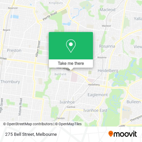 275 Bell Street map