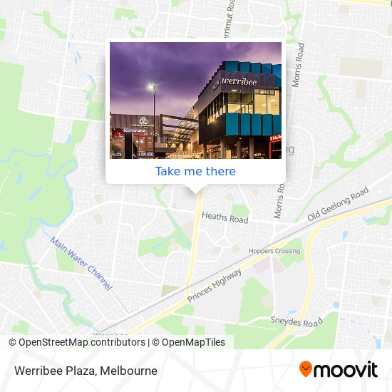 Mapa Werribee Plaza