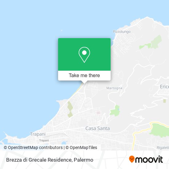 Brezza di Grecale Residence map