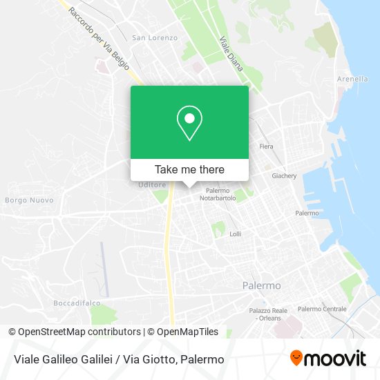 Viale Galileo Galilei / Via Giotto map