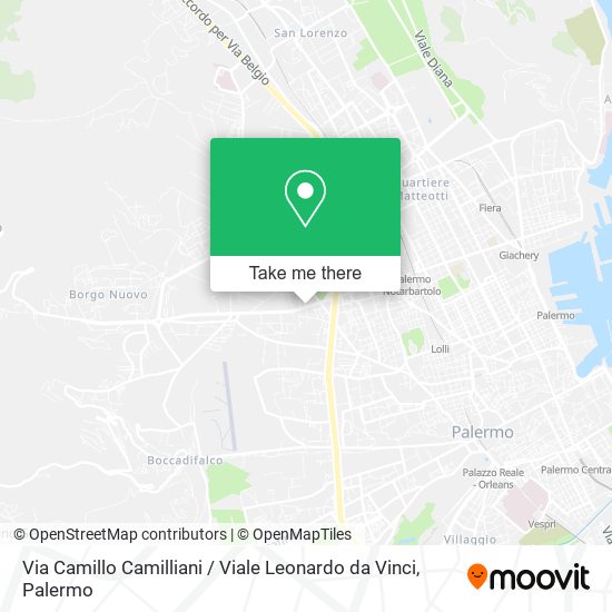 Via Camillo Camilliani / Viale Leonardo da Vinci map