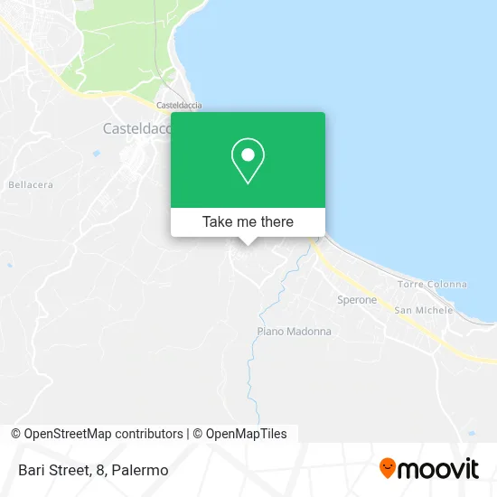Bari Street, 8 map