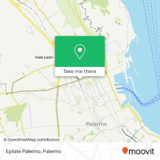 Epilate Palermo map