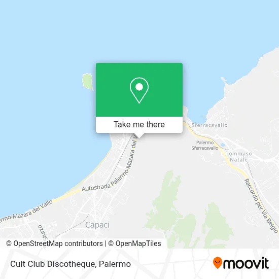 Cult Club Discotheque map