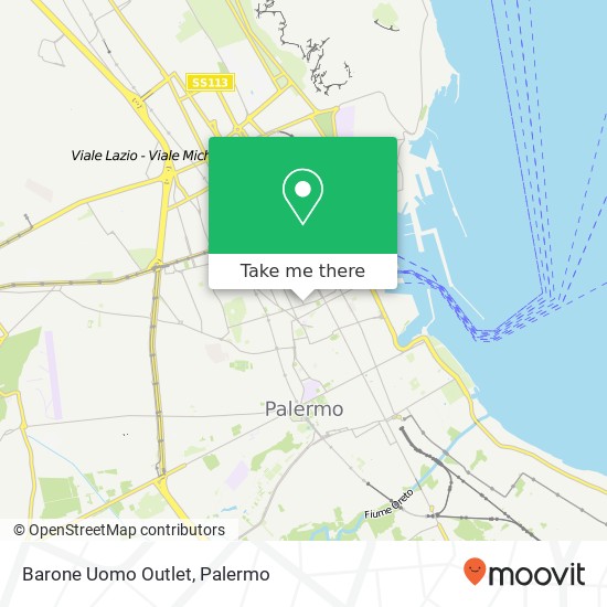 Barone Uomo Outlet map