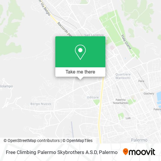Free Climbing Palermo Skybrothers A.S.D map