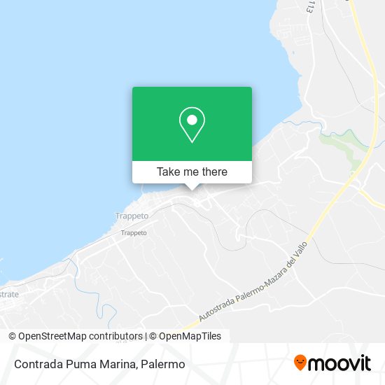 Contrada Puma Marina map