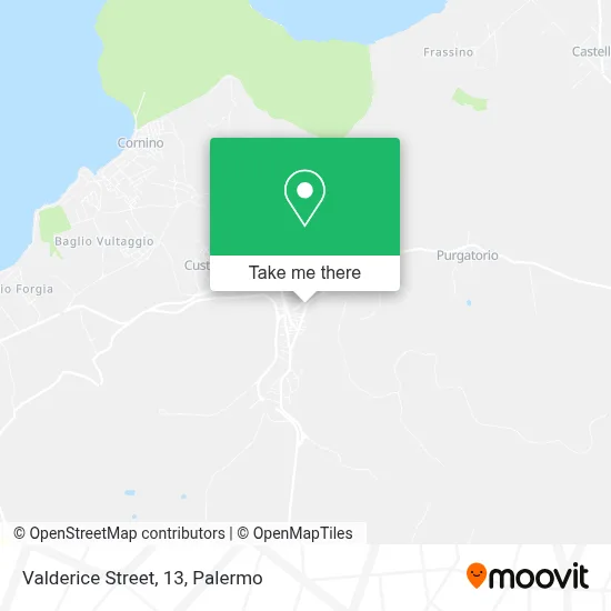 Valderice Street, 13 map