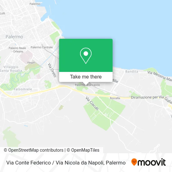 Conte Federico Street / Nicola da Napoli Street map