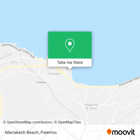 Marrakech Beach map
