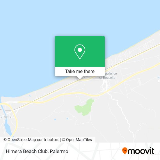 Himera Beach Club map