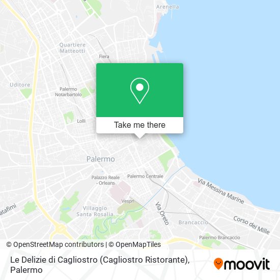 Le Delizie di Cagliostro (Cagliostro Ristorante) map
