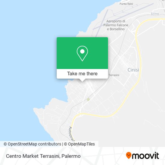 Centro Market Terrasini map