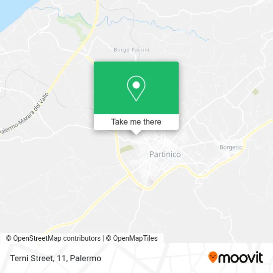 Terni Street, 11 map