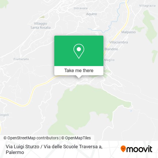 Via Luigi Sturzo / Via delle Scuole Traversa a map