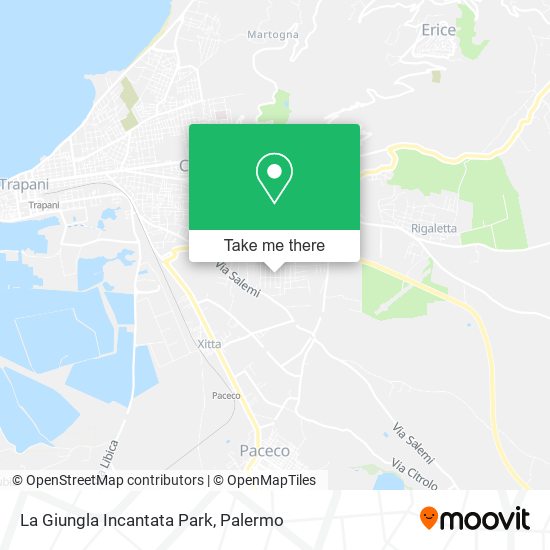 La Giungla Incantata Park map