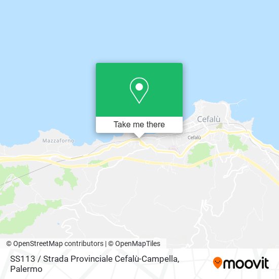 SS113 / Strada Provinciale Cefalù-Campella map