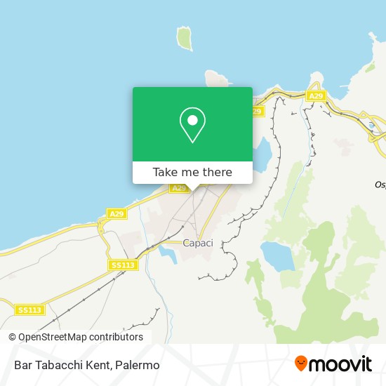 Bar Tabacchi Kent map