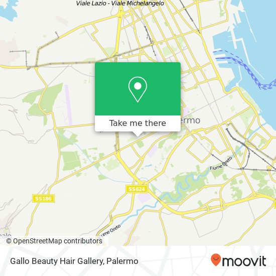 Gallo Beauty Hair Gallery map