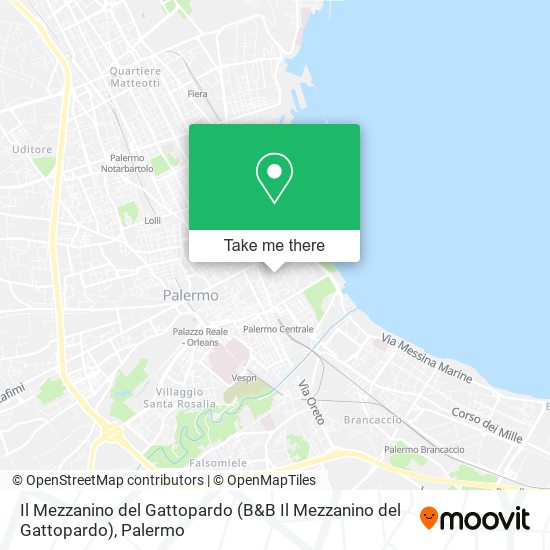 Il Mezzanino del Gattopardo map