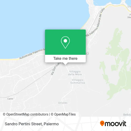 Sandro Pertini Street map