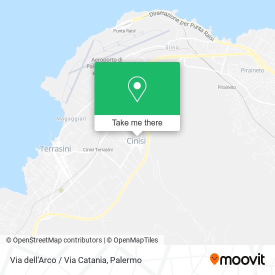Via dell'Arco / Via Catania map