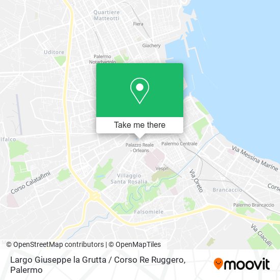 Largo Giuseppe la Grutta / Corso Re Ruggero map