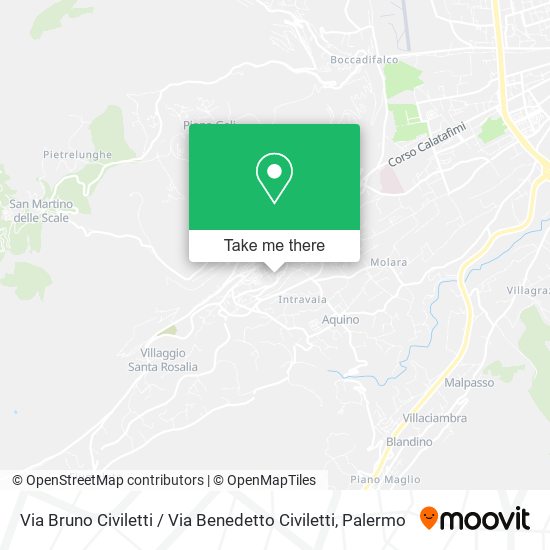 Via Bruno Civiletti / Via Benedetto Civiletti map