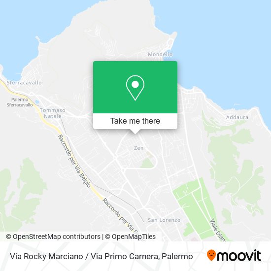 Via Rocky Marciano / Via Primo Carnera map