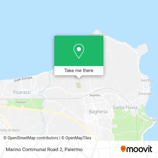 Marino Communal Road 2 map