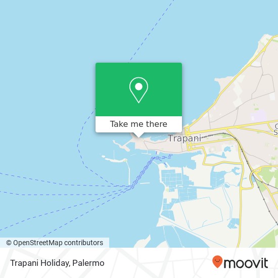 Trapani Holiday map