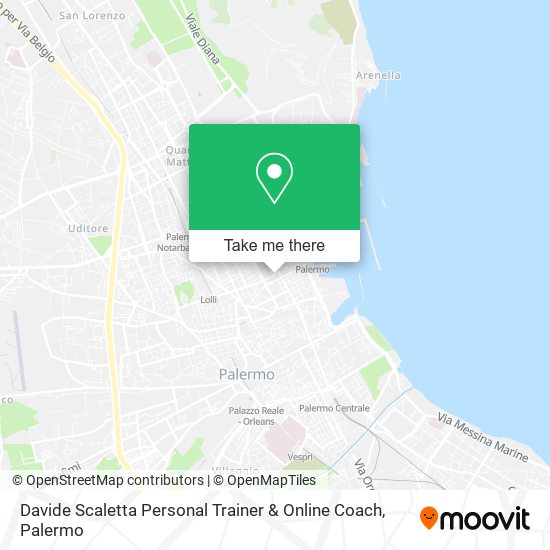 Davide Scaletta Personal Trainer & Online Coach map